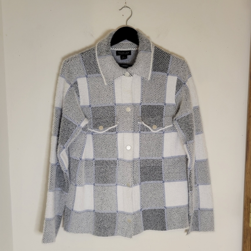 Rachel Zoe LA NY Women's Button Up Shacket - Size (L) - Excellent Condition